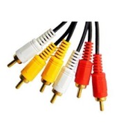 Кабел, 3 Чинча на 3 Чинча 3м., Cable 3 RCA to 3 RCA-M