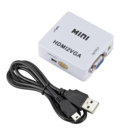 Hdmi To VGA Adapter Cable Laptop Projector