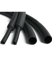 HEAT SHRINK TUBING 9 (4.5) BLACK (-45+125°C) 1m W/R