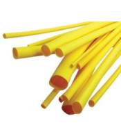 HEAT SHRINK TUBING 2.4/1.2mm YELLOW (-55+135°C)