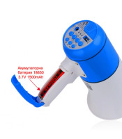 Hand grip type megaphone with siren USB 5V 15W