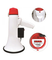 Hand grip type megaphone with siren 12V 15W