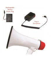 Hand grip type megaphone with siren 12V 15W