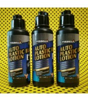 Auto Plastic Black Lotion е специално формулиран химически лосион за възстановяване на избледнели черни пластмасови части