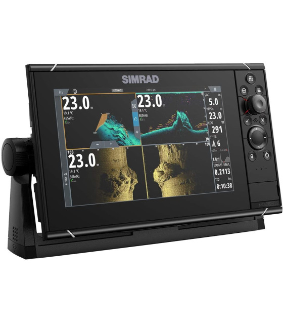 Simrad NSS9 evo3S - 9-inch Multifunction Fish Finder Chartplotter