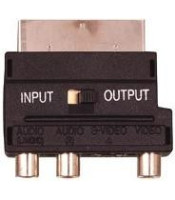 SCART ADAPTOR SCART ADAPTOR ΣΕ RCA ΜΕ ΕΠΙΛΟΓΕΑ ΕΙΣΟΔΟΥ/ΕΞΟΔΟΥSCART