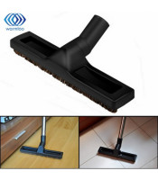 Brush floor tool 35mm horsehair + PVC wheels 30cm wide