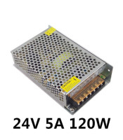 24V 5A 120W Switching Power Supply Driver for LED Strip AC 100-240V Input to DC 24V