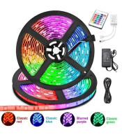 WiFi LED Strip Lights 10m/32.8ft, Smartphone Controlled LED Strip Kit RGB Waterproof IP65