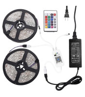 WiFi LED Strip Lights 10m/32.8ft, Smartphone Controlled LED Strip Kit RGB Waterproof IP65