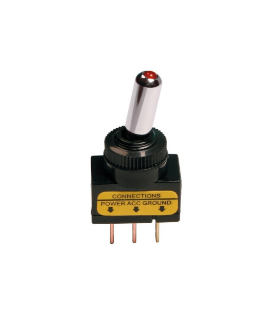 TOGGLE SWITCH SINGLE POLE 3P LED