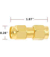 SMA ADAPTOR MALE/SMA MALE V7816