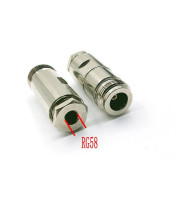 V-7312A N-TYPE ΘΗΛΥΚΟ CONNECTOR RG58/U TEFLON ΚΑΛΩΔΙΟΥCONNECTORS