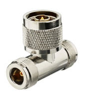 V-7339 N-TYPE ΑΡΣΕΝΙΚΟ ADAPTOR T ΣΕ 2 N-TYPE ΘΗΛΥΚΑ TEFLONCONNECTORS