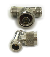 V-7339 N-TYPE ΑΡΣΕΝΙΚΟ ADAPTOR T ΣΕ 2 N-TYPE ΘΗΛΥΚΑ TEFLONCONNECTORS