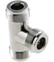 V-7341 N-TYPE ΘΗΛΥΚΟ ADAPTOR T ΣΕ 2 N-TYPE ΘΗΛΥΚΟ TEFLONCONNECTORS