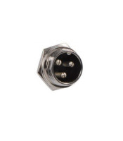 LZ-304-3p CB CONNECTOR ΓΙΑ ΣΑΣΙ MALE 3 PINS, M16/IP40CONNECTOR ΗΧΟΥ