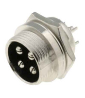 LZ-306-4p CB CONNECTOR ΓΙΑ ΣΑΣΙ MALE 4 PINS, MIC334CONNECTOR ΗΧΟΥ