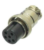 LZ-309-6p ΜΙΚΡΟΦΩΝΟΥ, CB CONNECTOR FEMALE 6 PINS, M16/IP40CONNECTOR ΗΧΟΥ