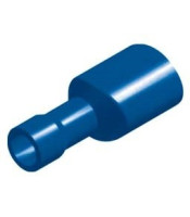 COATED SLIDE CABLE LUG FEMALE BLUE F2-6.4VF/8