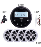 HASDA H808, BT Boat Radio Head Unit Waterproof Stereo UTV ATV RTV