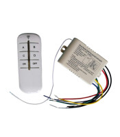 4 Ways Wireless ON/OFF Lamp Remote Control Switch Receiver Transmitter R06 Whosale&DropShip