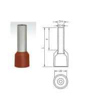 TUBE TERMINAL (END SLEEVE) E1012