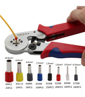 CRIMPING TOOL FOR TUBULAR TERMINALS