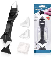 5 in 1 Silicone Trowel Scraper Corner Caulking Tool Remover Finisher Sealant Kit