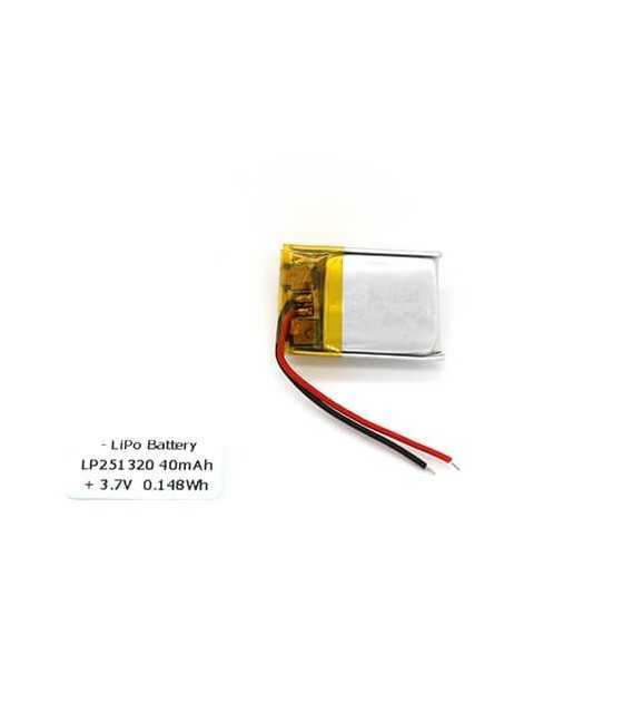 3.7V 40mAh 401520 Lipo battery Rechargeable Lithium Polymer ion Battery Pack