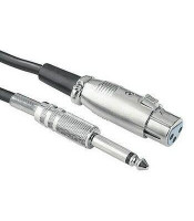 SOUND CABLE 6.3mm MONO MALE TO CANON 3P FEMALE NEUTRIK TYPE 1.5m