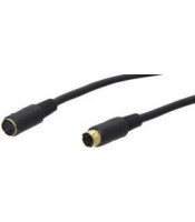 5m SVHS S-Video EXTENSION Cable Lead 4Pin Mini Din Male to Female TV DVD GOLD