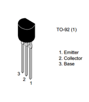 2SA844 Transistor, 55V, 100mA, PNP