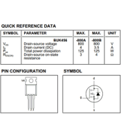 BUK456 4A 600V N-Channel Power MOSFET