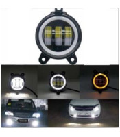 4\\" 3.5inch Led Fog Lights driving light White amber light for lada Priora for Gazelle Russia cars fog lamp