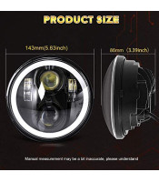 5.5 \\"4 LED Projector Chopper Headlight