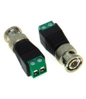 BNC ADAPTOR MALE / TERMINAL BLOCK 2P COAX