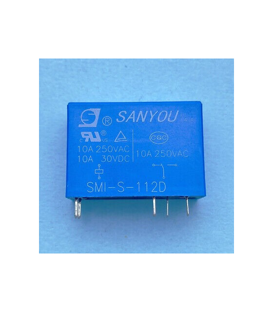 MINI RELAY 1P 12V DC 10A SMI-S-112D