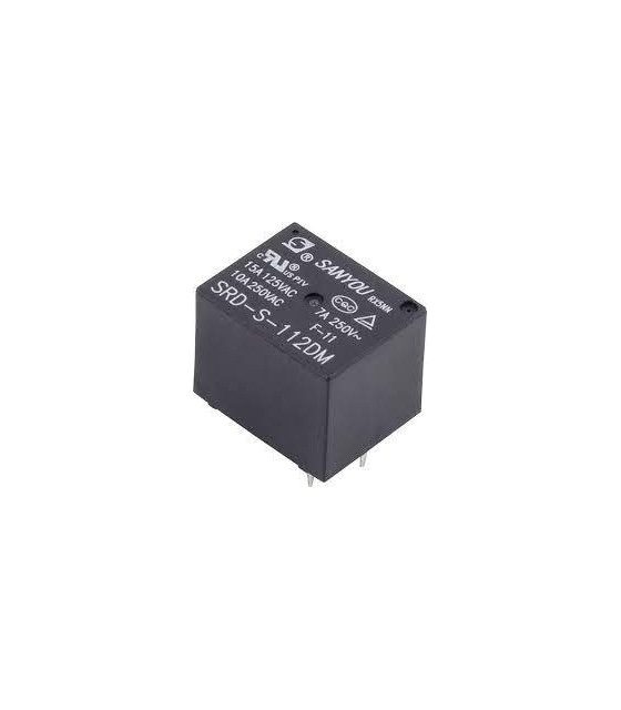 SRD-S-112D ΜΙΝΙ ΡΕΛΕ ΠΛΑΚΕΤΑΣ 12VDC 1 ΕΠΑΦΗΣ 2 ΘΕΣΕΩΝ 250V 7AΡΕΛΕ