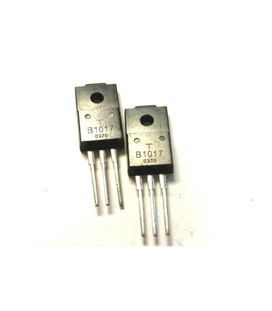 2SB1017 / B1017 - 80V, ±4A, 25W, PNP TRANSISTOR. 2SB1017 / B1017 - 80V, ±4A, 25W, PNP TRANSISTOR.