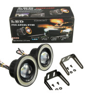 Angel Eyes Fog Lamp 2.5\\" 64mm 12V Universal COB LED DRL