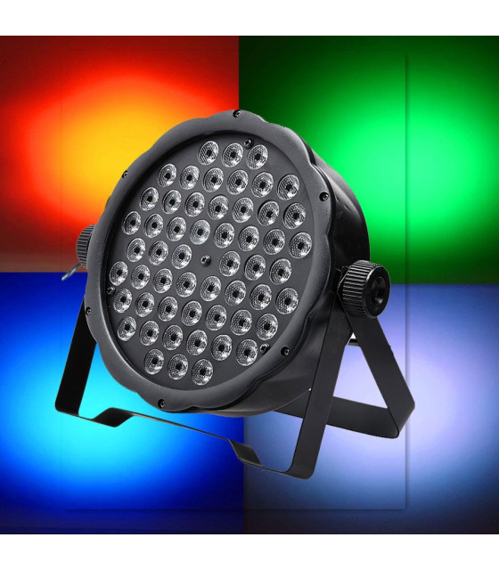 plastic flat led par light 54W, 54 LED