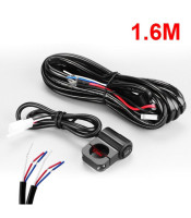 LED Motorcycle Light Wiring Harness Kit 13ft 14AWG 2