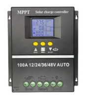 100A MPPT Solar PV Regulators 12V 24V 36V 48V Auto Solar Charge Controller USB