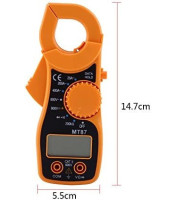 200A Digital Clamp Meter AC/DC Current Voltage Multimeter Temp Volt Amp Tester