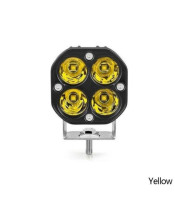 Yellow Led Pods Lights 3Inch 40W Led Driving Off Road Lighting 12V 24V Spot