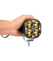 Yellow Led Pods Lights 3Inch 40W Led Driving Off Road Lighting 12V 24V Spot