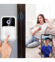 HD WIFI Smart Video Doorbell Camera With Doorbell Receiver Home Security Surveillance Real-Time Video