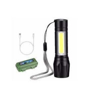 900 Lumen Led Rechargeable Handheld Flashlight torch Built-in Battery With USB Charger 3 Modes