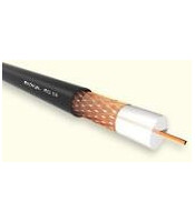 COAXIAL CABLE RG58/U BLACK 1m/100